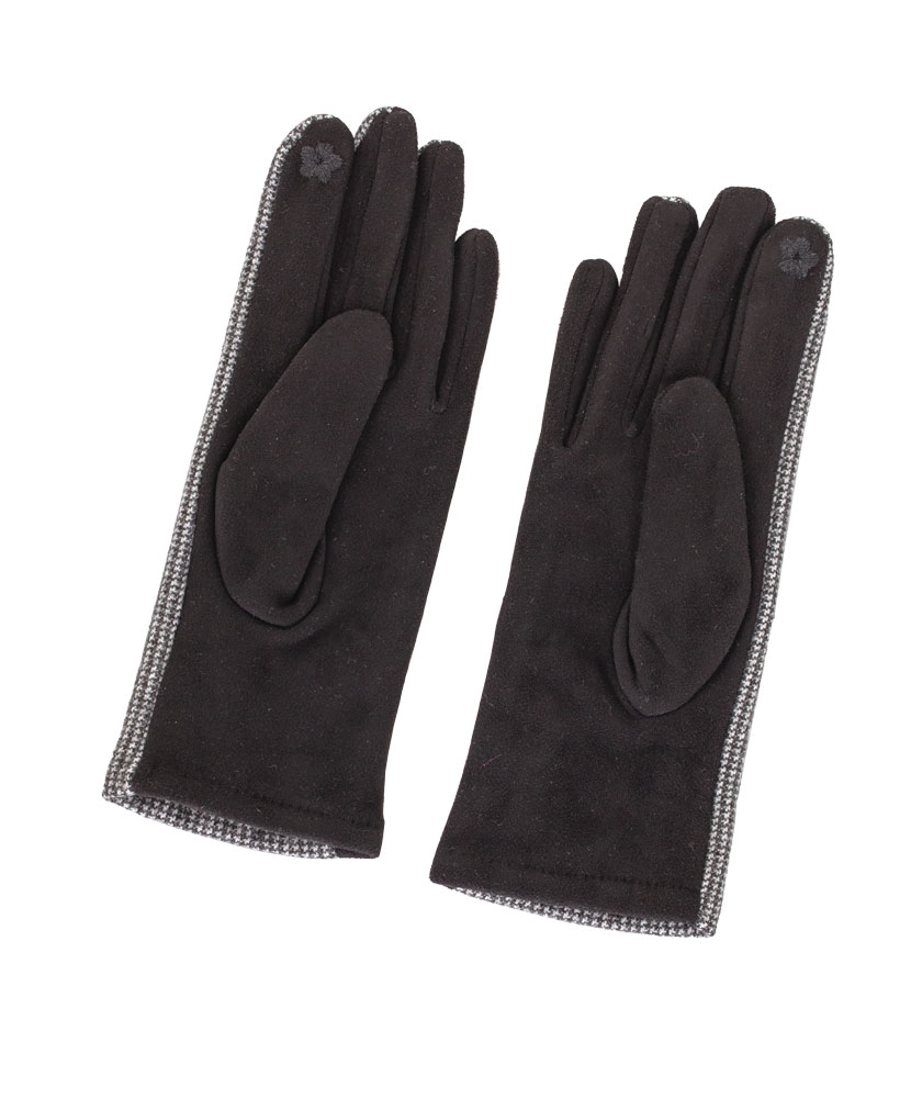 Women's Polyester/Spandex Houndstooth Gloves